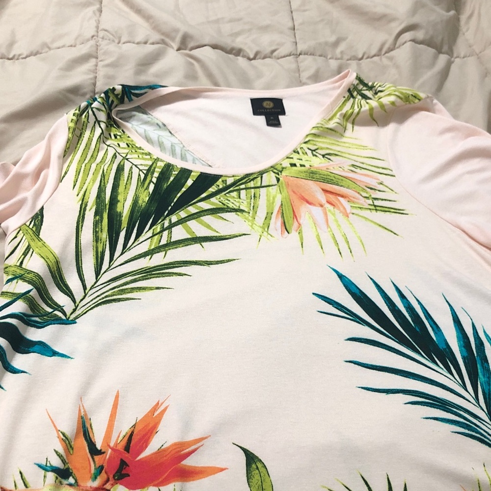 JM Collection Soft Cream Top
